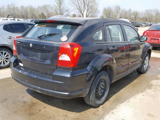 1B3HB28B58D585789 - 2008 DODGE CALIBER BLACK photo 4