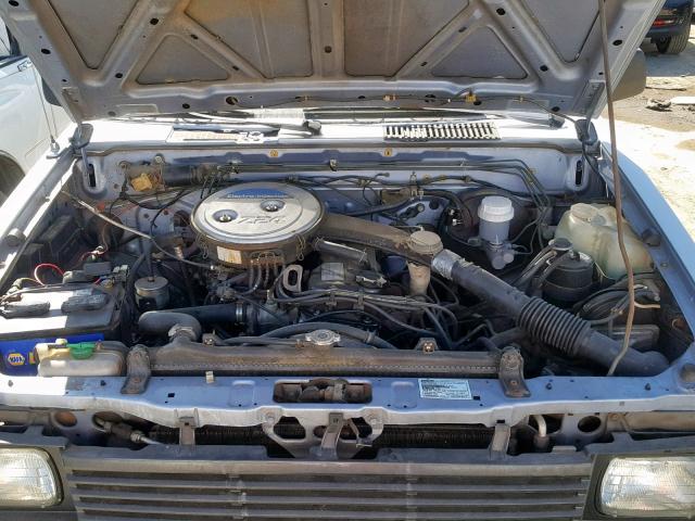 JN6ND11S0GW021029 - 1986 NISSAN D21 SHORT BLUE photo 7