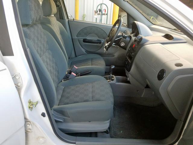 KL1TD52675B292569 - 2005 CHEVROLET AVEO BASE  фото 5