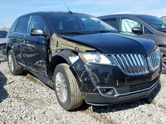 2LMDJ6JK6DBL21613 - 2013 LINCOLN MKX BLACK photo 1