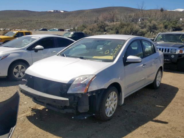 3N1AB6AP5CL605199 - 2012 NISSAN SENTRA 2.0 SILVER photo 2