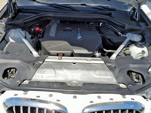 5UXTR7C5XKLE94535 - 2019 BMW X3 SDRIVE3 WHITE photo 7