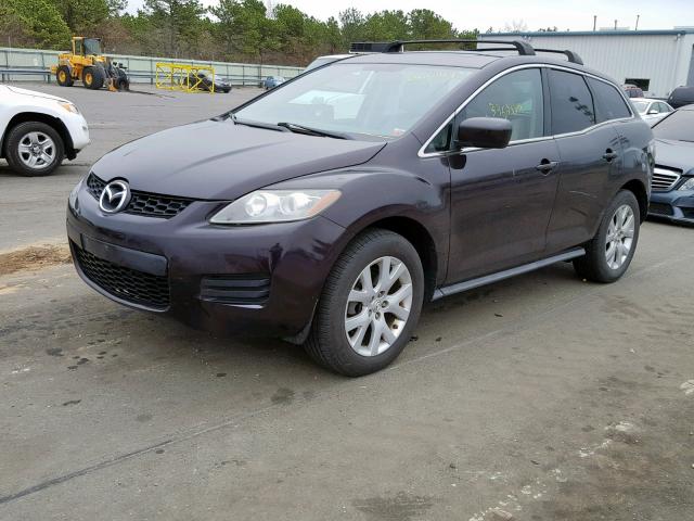 JM3ER29L680182956 - 2008 MAZDA CX-7 PURPLE photo 2