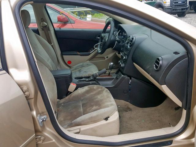 1G2ZF55B264281706 - 2006 PONTIAC G6 SE BEIGE photo 5