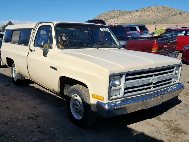 1GCDR14Z2HS107590 - 1987 CHEVROLET R10 TAN photo 1