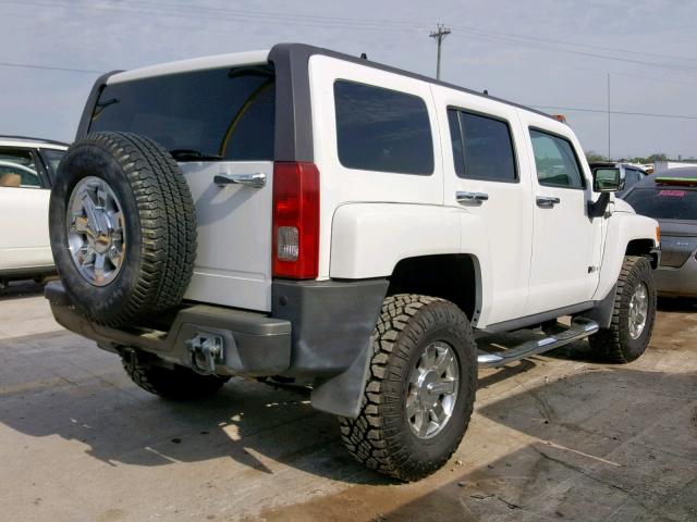 5GTDN136868137263 - 2006 HUMMER H3 WHITE photo 4