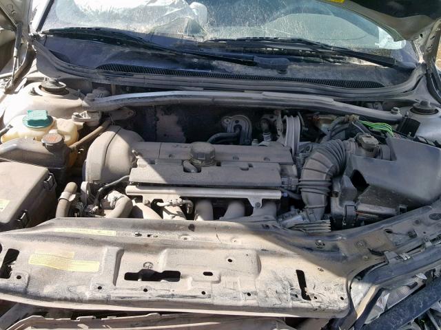 YV1SW61R222224671 - 2002 VOLVO V70 SILVER photo 7