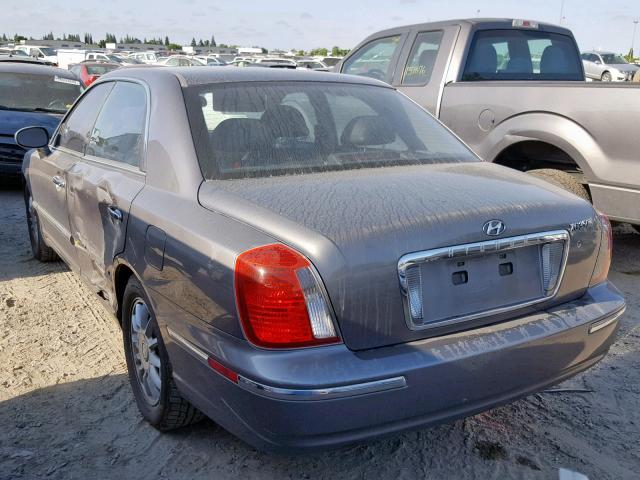 KMHFU45E44A354870 - 2004 HYUNDAI XG 350 GRAY photo 3