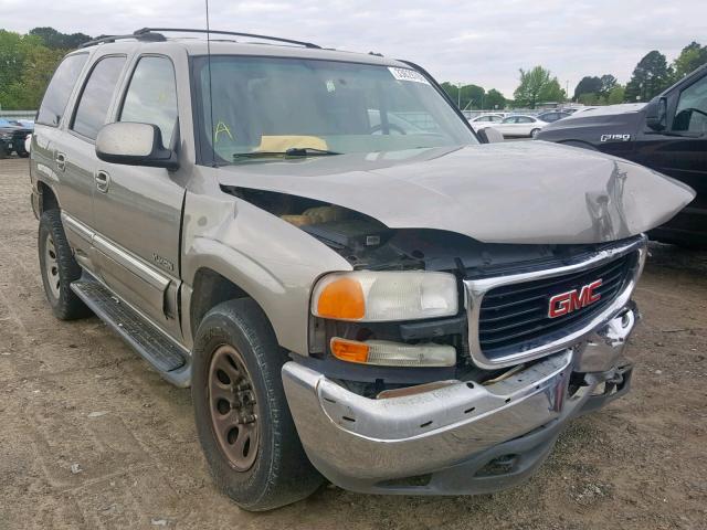 1GKEC13Z92R187965 - 2002 GMC YUKON TAN photo 1