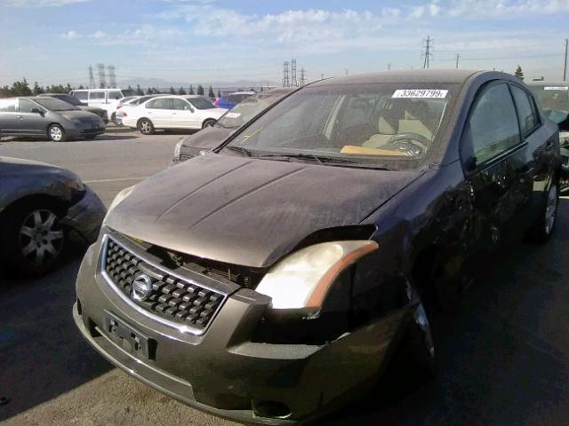 3N1AB61E39L670690 - 2009 NISSAN SENTRA 2.0 GRAY photo 2