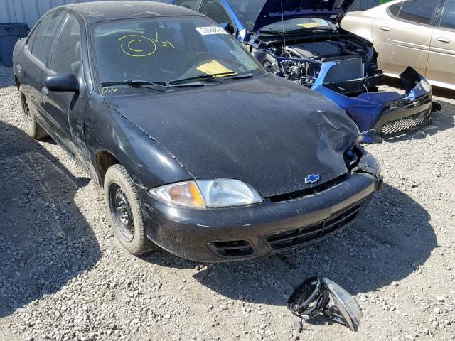 1G1JC524927490479 - 2002 CHEVROLET CAVALIER B BLACK photo 1