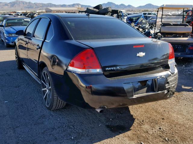 2G1WF5E31C1126832 - 2012 CHEVROLET IMPALA LS BLACK photo 3