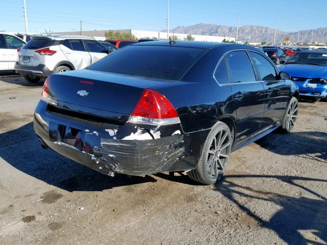 2G1WF5E31C1126832 - 2012 CHEVROLET IMPALA LS BLACK photo 4