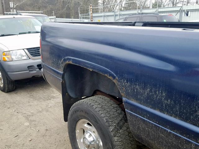 1B7KF23Z9YJ171817 - 2000 DODGE RAM 2500 BLUE photo 9