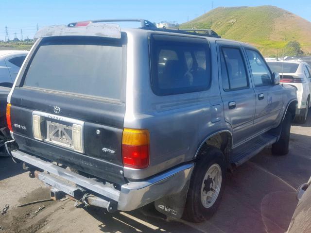 JT3VN39W9S0198746 - 1995 TOYOTA 4RUNNER VN SILVER photo 4