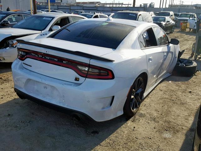 2C3CDXGJ2KH506859 - 2019 DODGE CHARGER SC WHITE photo 4