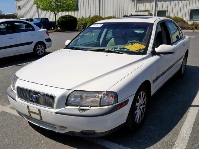 YV1TS94D8Y1071634 - 2000 VOLVO S80 WHITE photo 2