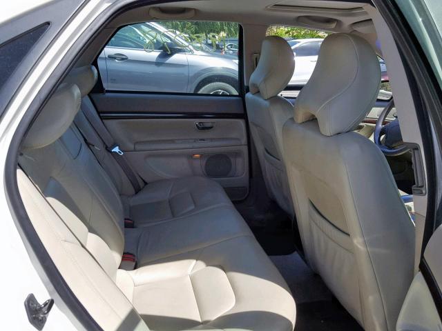 YV1TS94D8Y1071634 - 2000 VOLVO S80 WHITE photo 6