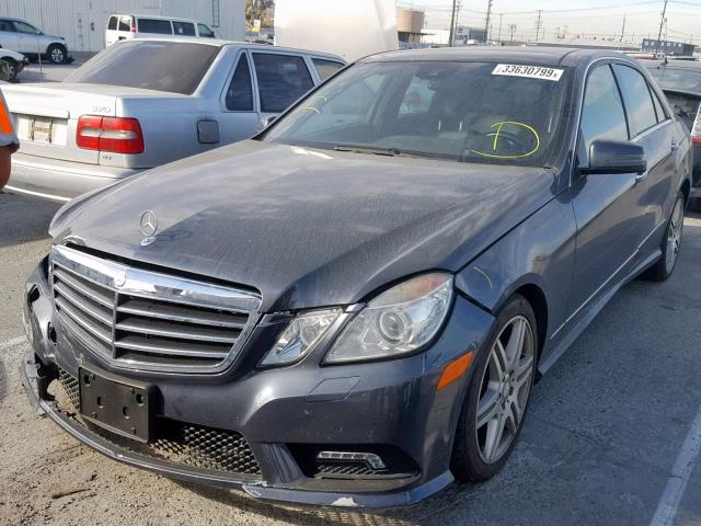 WDDHF5GB2AA157682 - 2010 MERCEDES-BENZ E 350 GRAY photo 2