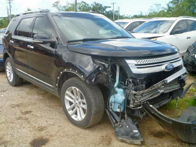 1FMHK7D85CGA54259 - 2012 FORD EXPLORER X BLACK photo 1