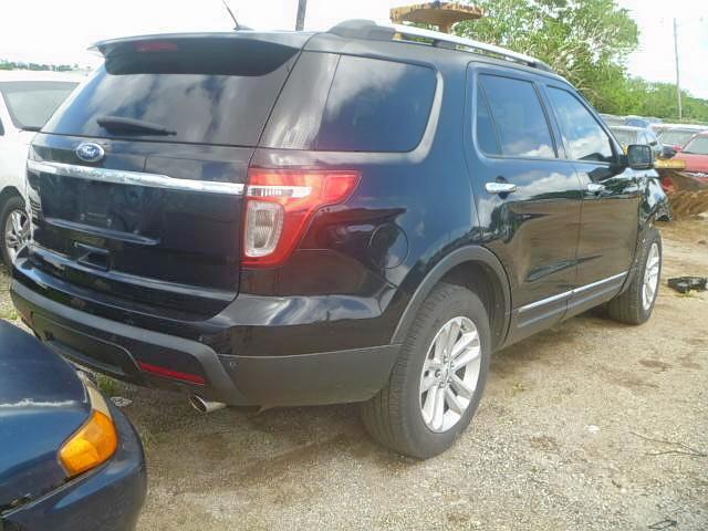 1FMHK7D85CGA54259 - 2012 FORD EXPLORER X BLACK photo 4