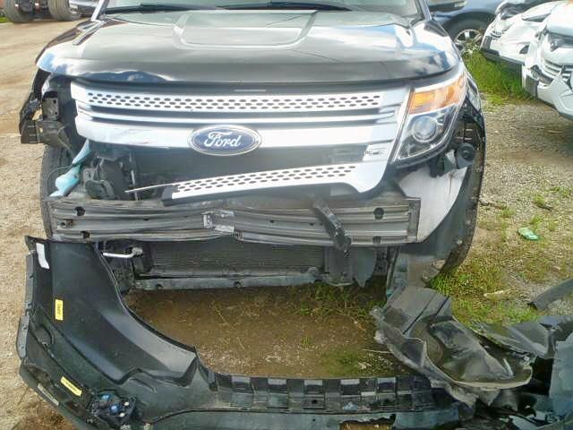 1FMHK7D85CGA54259 - 2012 FORD EXPLORER X BLACK photo 9