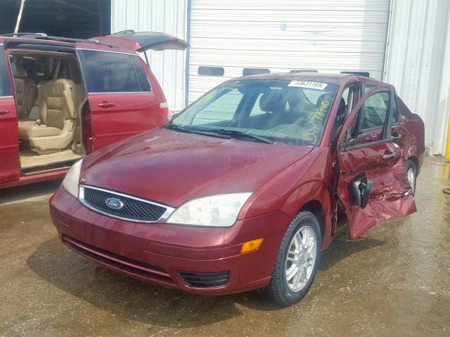 1FAFP34N36W212741 - 2006 FORD FOCUS ZX4 PURPLE photo 2