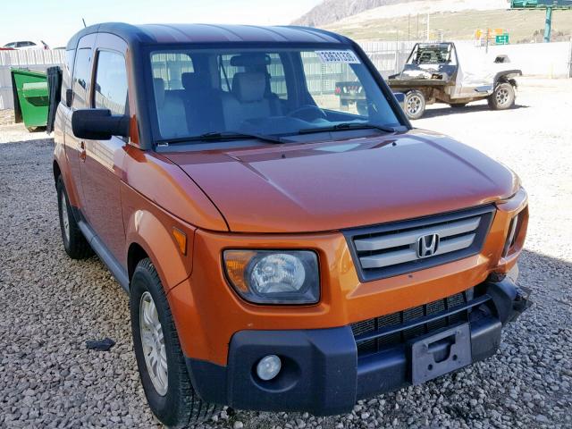 5J6YH287X8L009902 - 2008 HONDA ELEMENT EX ORANGE photo 1