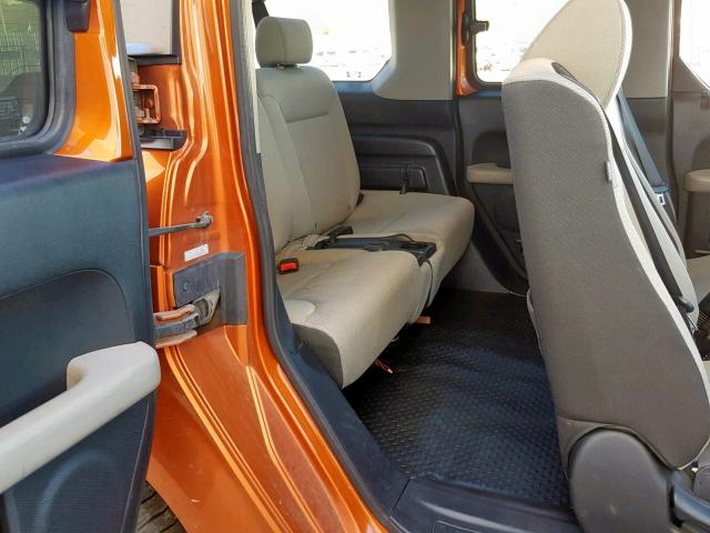 5J6YH287X8L009902 - 2008 HONDA ELEMENT EX ORANGE photo 6