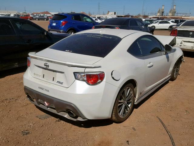 JF1ZNAA13G9703867 - 2016 TOYOTA SCION FR-S WHITE photo 4
