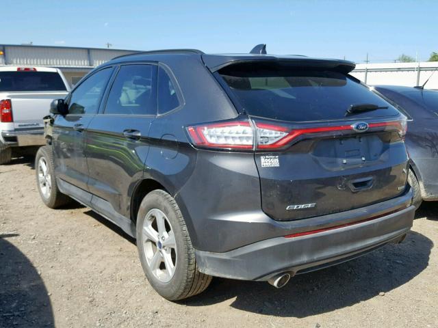 2FMPK3G93JBB94727 - 2018 FORD EDGE SE CHARCOAL photo 3