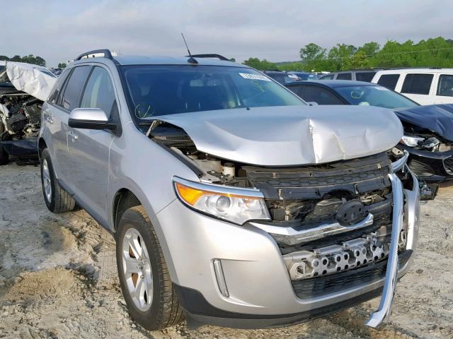 2FMDK3JCXDBC76689 - 2013 FORD EDGE SEL SILVER photo 1