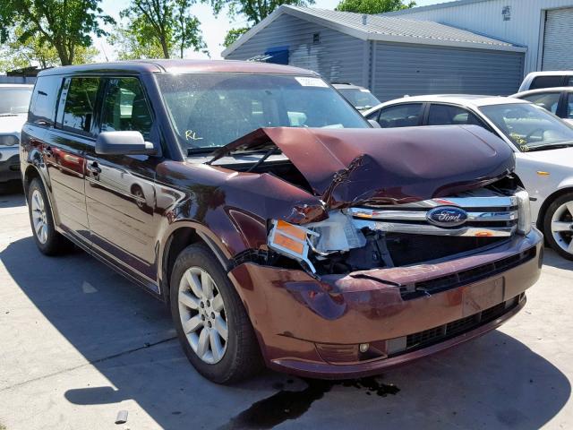 2FMDK51C29BA23305 - 2009 FORD FLEX SE MAROON photo 1