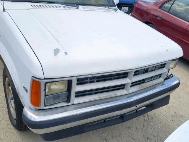 1B7FL26X3LS739745 - 1990 DODGE DAKOTA WHITE photo 7