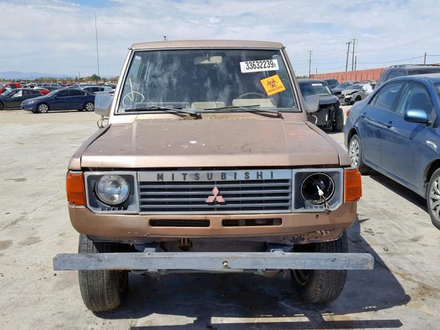 JA4FJ43E7HJ033048 - 1987 MITSUBISHI MONTERO SP WHITE photo 9