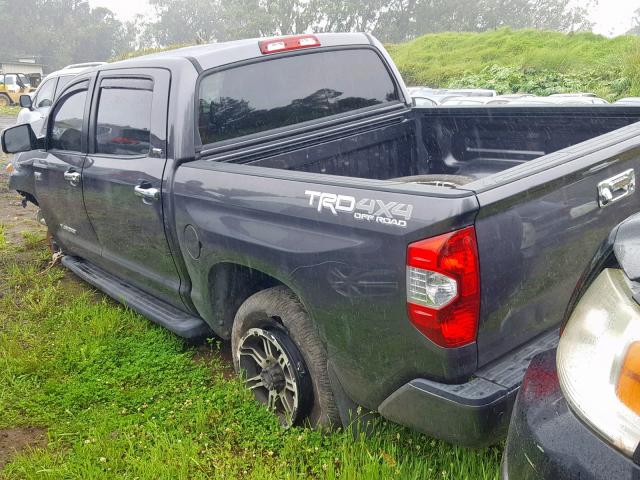 5TFDY5F1XGX537287 - 2016 TOYOTA TUNDRA CRE GRAY photo 3