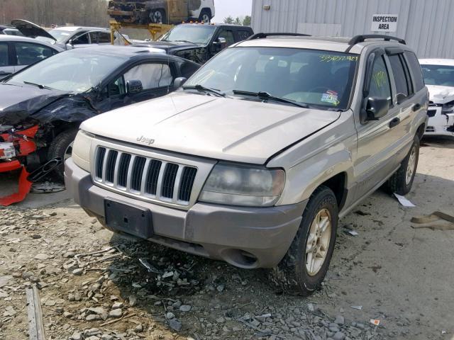 1J4GW48S94C146440 - 2004 JEEP GRAND CHER BEIGE photo 2