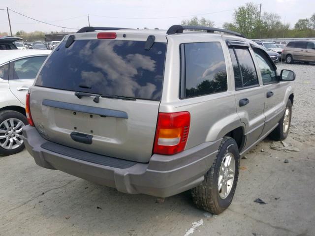 1J4GW48S94C146440 - 2004 JEEP GRAND CHER BEIGE photo 4