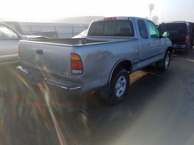 5TBRT34122S254563 - 2002 TOYOTA TUNDRA ACCESS CAB  photo 4