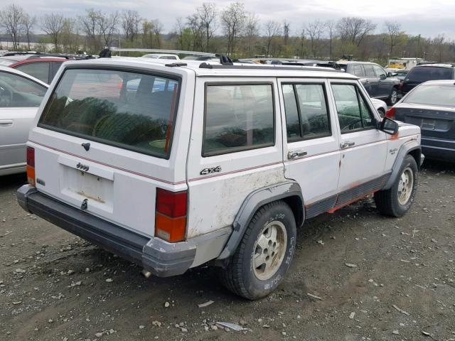 1J4FJ58S2NL186778 - 1992 JEEP CHEROKEE L WHITE photo 4