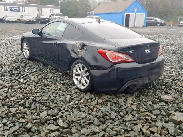 KMHHT6KJ6FU129456 - 2015 HYUNDAI GENESIS CO BLACK photo 3