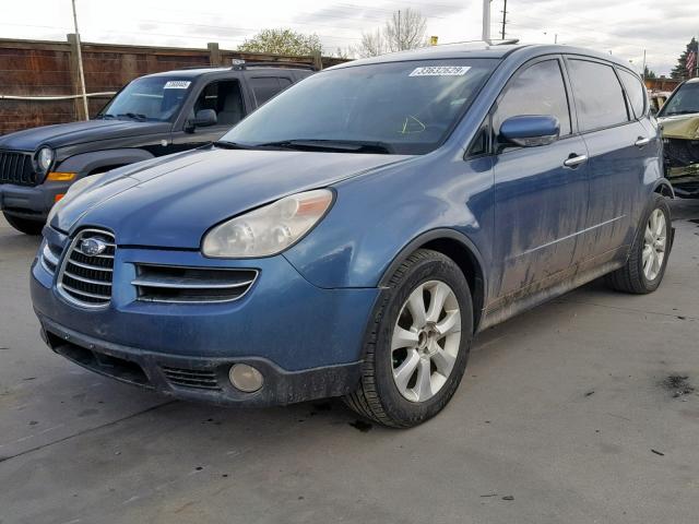 4S4WX85CX64425049 - 2006 SUBARU B9 TRIBECA BLUE photo 2