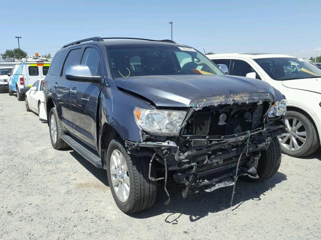 5TDDY5G12AS029164 - 2010 TOYOTA SEQUOIA PL GRAY photo 1