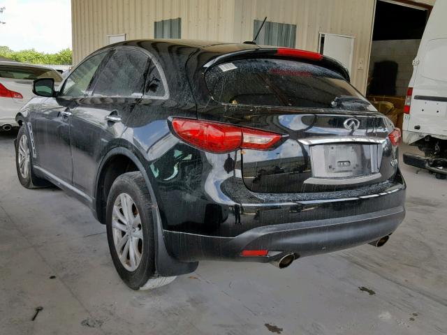 JN8CS1MU0EM451086 - 2014 INFINITI QX70 BLACK photo 3