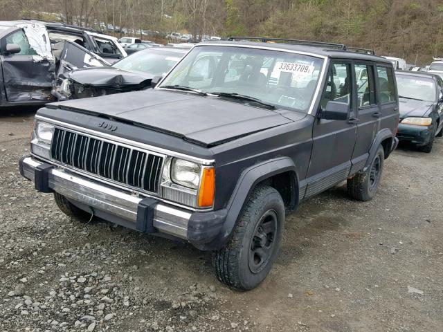 1J4FJ58L5LL231136 - 1990 JEEP CHEROKEE L BLACK photo 2