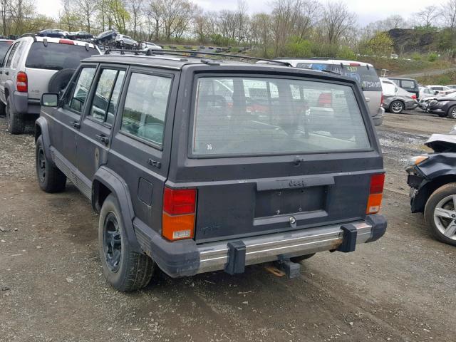 1J4FJ58L5LL231136 - 1990 JEEP CHEROKEE L BLACK photo 3