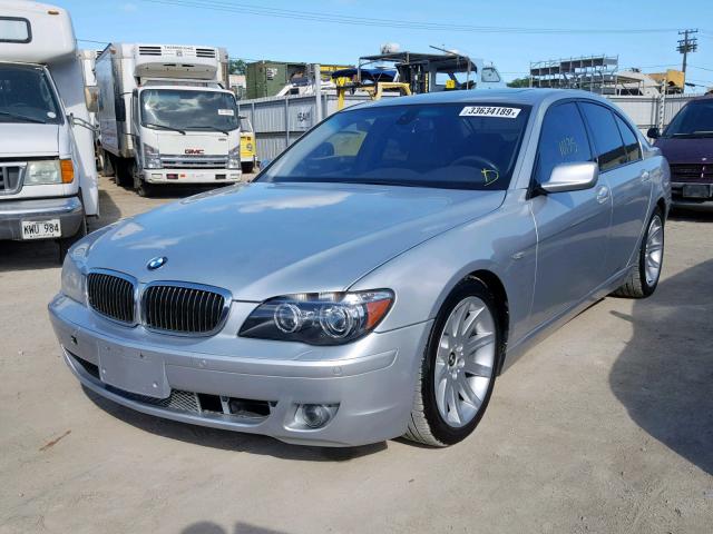 WBAHL83546DT00798 - 2006 BMW 750 I SILVER photo 2