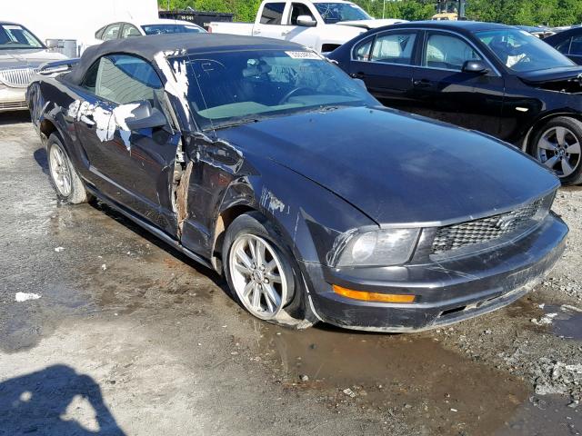 1ZVFT84N175218688 - 2007 FORD MUSTANG GRAY photo 1