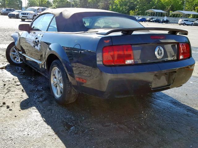 1ZVFT84N175218688 - 2007 FORD MUSTANG GRAY photo 3