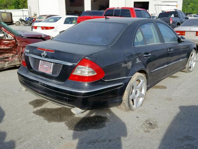 WDBUF56X99B385995 - 2009 MERCEDES-BENZ E 350 BLACK photo 4